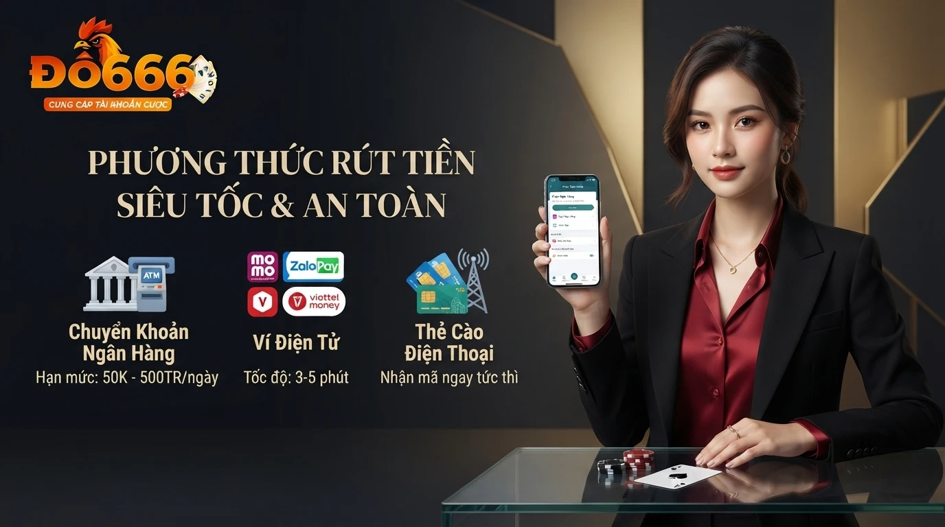 do666 cac phuong thuc rut tien tien loi duoc do666 ho tro