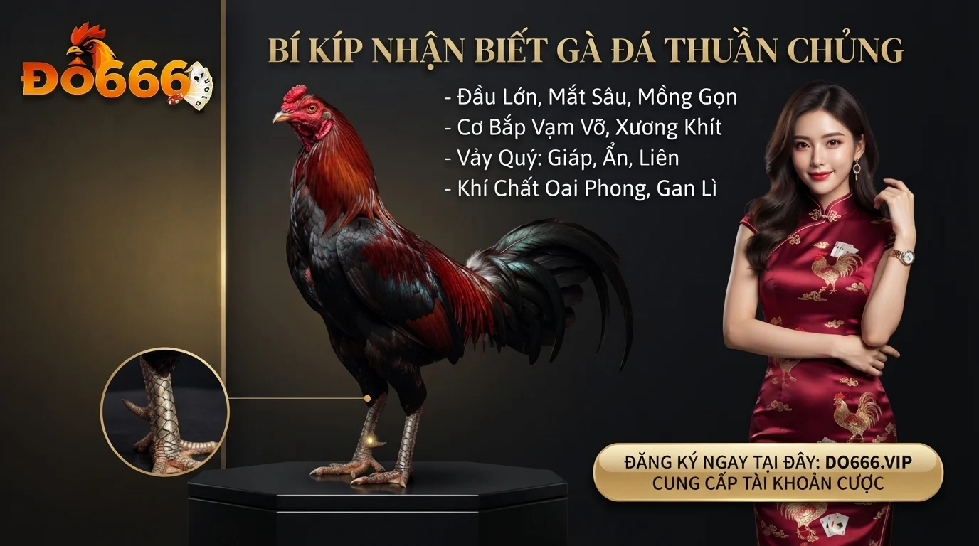 do666 cach nhan biet ga choi thuan chung qua dac diem ngoai hinh