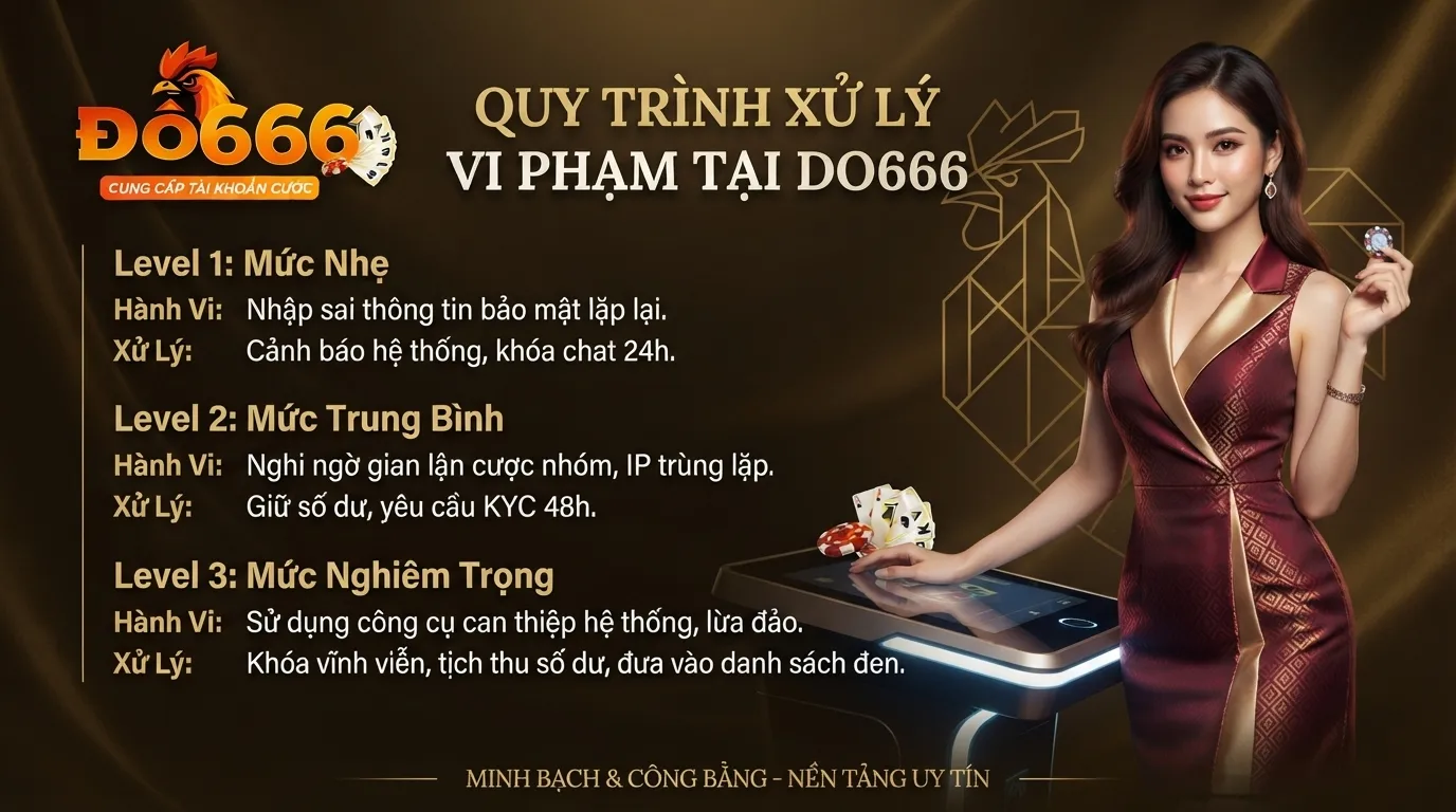 Điều Khoản Sử Dụng DO666 do666 che tai quy trinh xu ly hanh vi vi pham tai do666