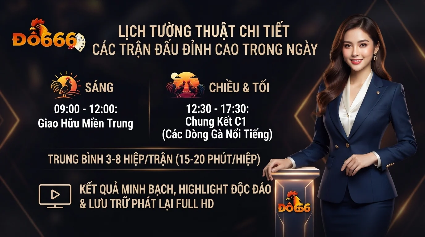 do666 lich thi dau ket qua da ga don moi nhat