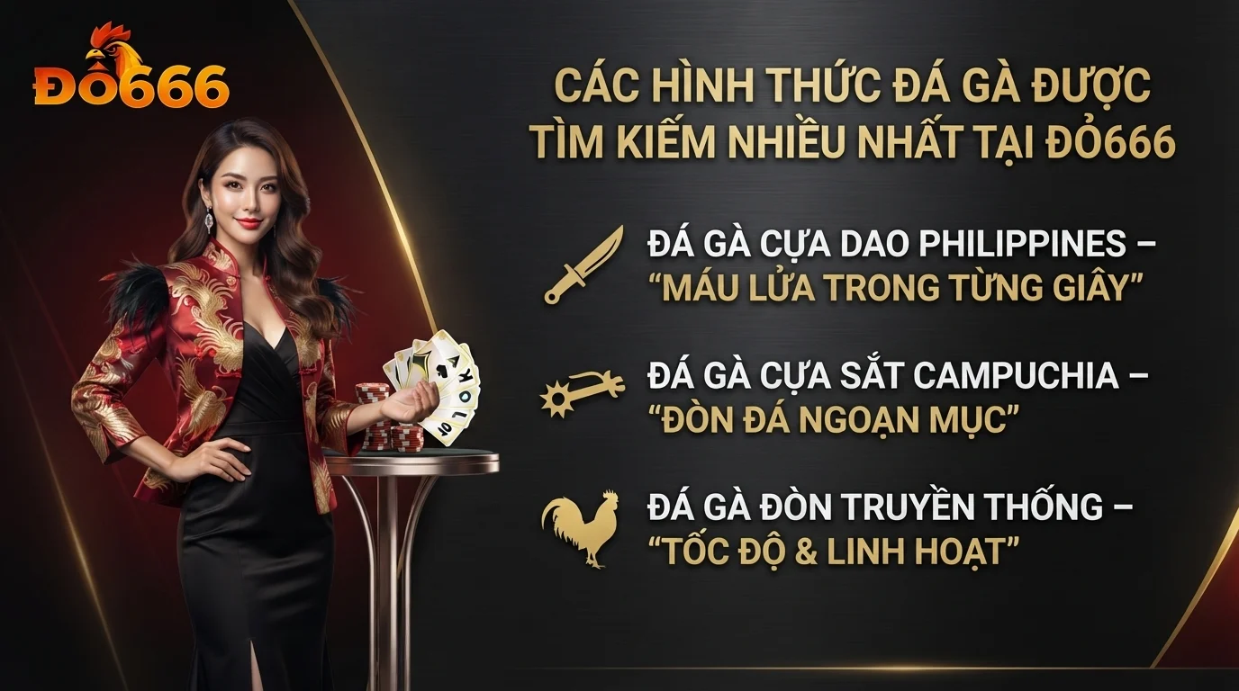 Đá Gà DO666 do666 nhung the thuc da ga do666 duoc san don nhieu nhat