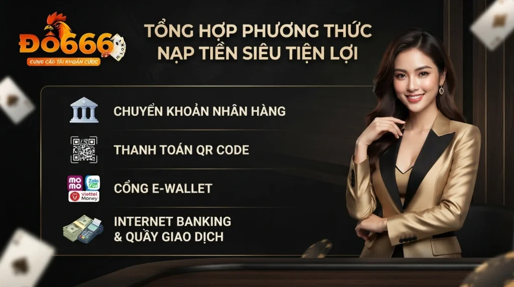 Hướng Dẫn Nạp Tiền DO666 Chi Tiết – Thao Tác Nhanh & Bảo Mật Tuyệt Đối do666 tong hop cac phuong thuc gui tien do666 tien loi nhat