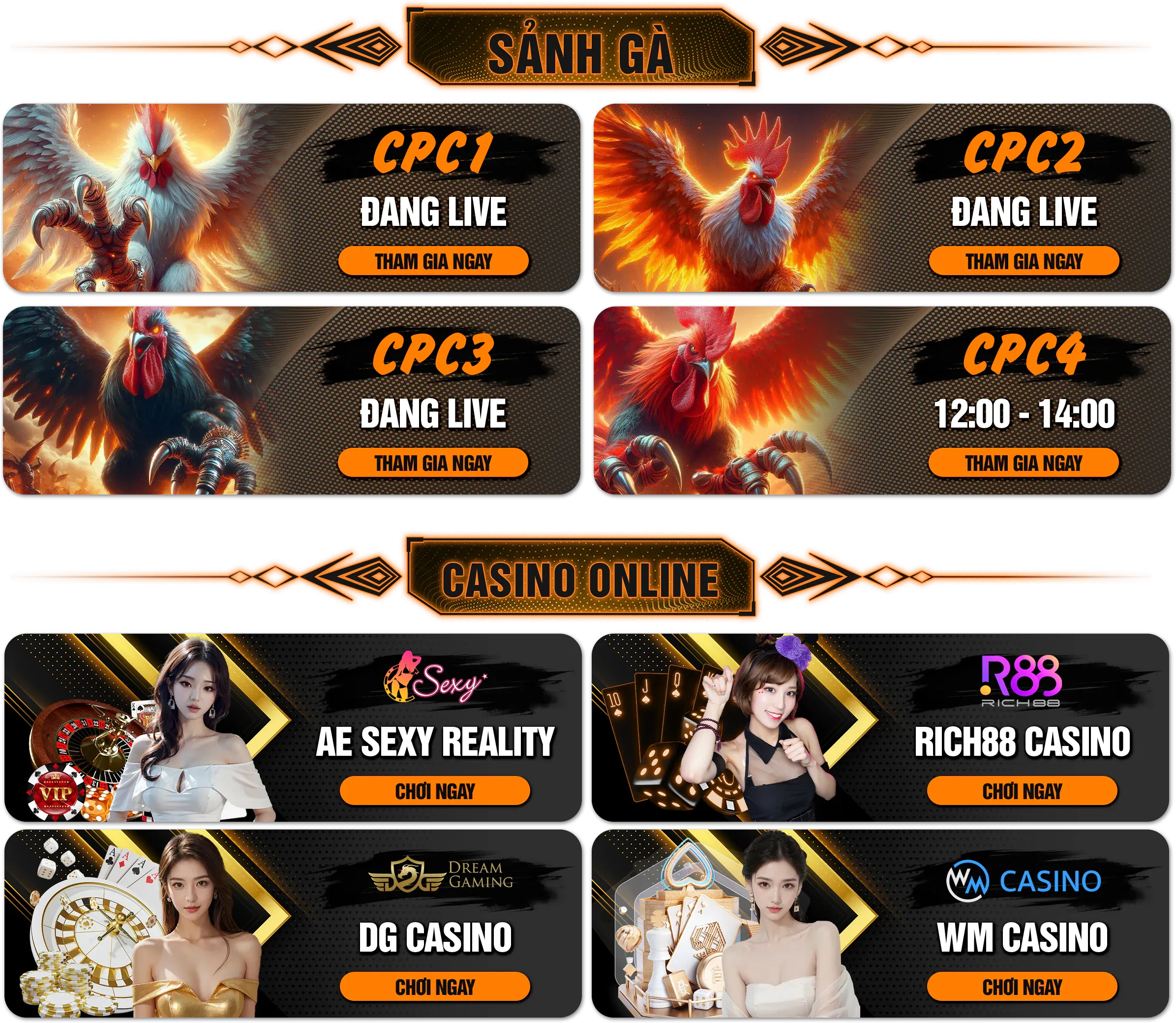 sanh da ga va casino online cuc hot tai do666